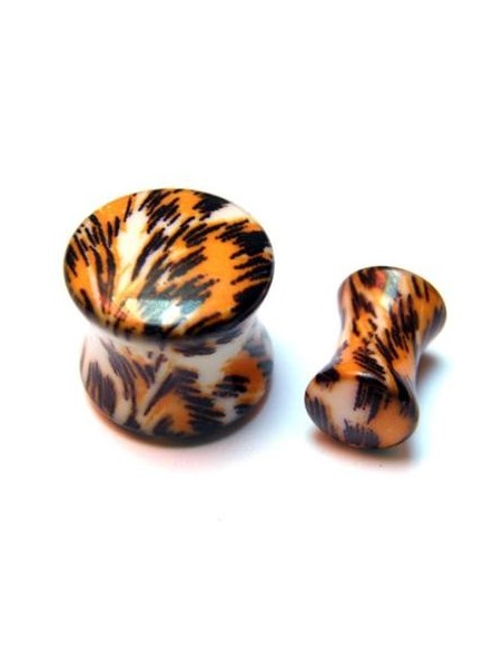 Plug Acrílico PIEL de TIGRE Plug Acrílico PIEL de TIGRE