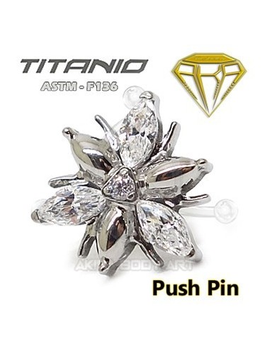 Repuesto flor joya - PUSH PIN
