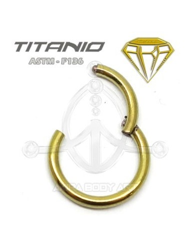 Aro Seg. Bisagra ORO - TTANIO ANODIZADO