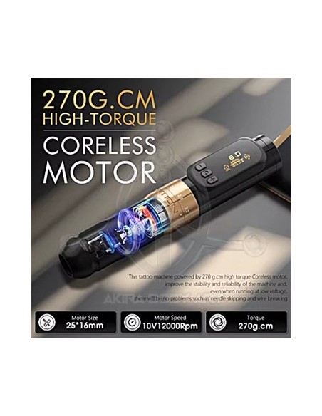 Ambition dermógrafo Wireless - SALLY270 Ambition dermógrafo Wireless - SALLY270