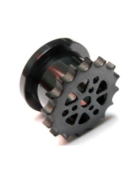 Dilatador engranaje acero negro Dilatador engranaje acero negro