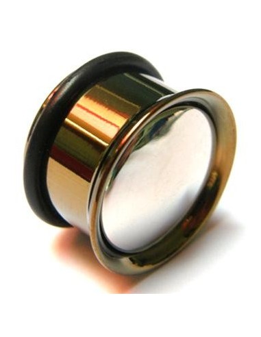 Dilatador de acero con peralte y goma.