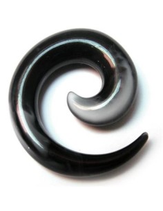 Espiral Acrílico. BLANCO-NEGRO