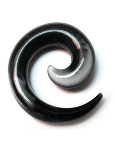 Espiral Acrílico. BLANCO-NEGRO