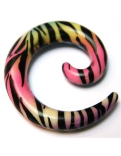 Espiral Acrílico. Cebra Colores
