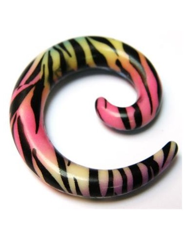 Espiral Acrílico. Cebra Colores