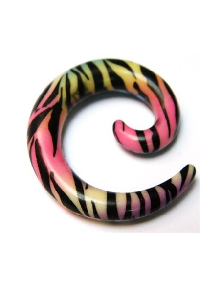 Espiral Acrílico. Cebra Colores Espiral Acrílico. Cebra Colores