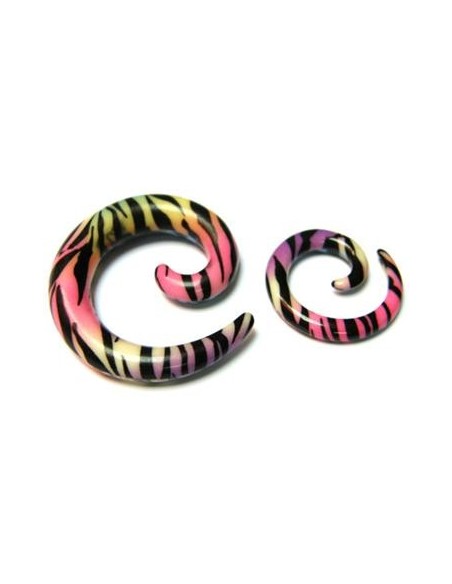 Espiral Acrílico. Cebra Colores Espiral Acrílico. Cebra Colores