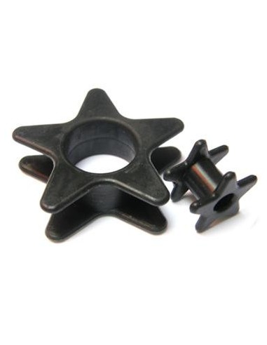 Tunel de silicona con forma de estrella