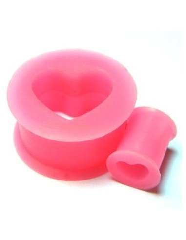 Dilatador silicona plug corazón