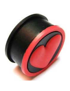 Dilatación de silicona corazón rojo