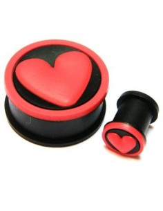 Dilatación de silicona corazón rojo 2