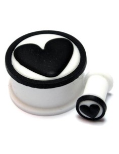 Dilatador silicona blanca corazón 2