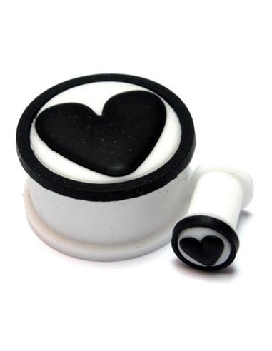 Dilatador silicona blanca corazón