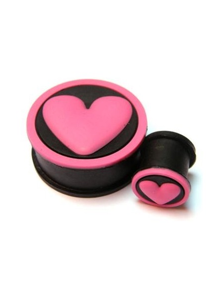 Dilatador silicona negra corazón Dilatador silicona negra corazón