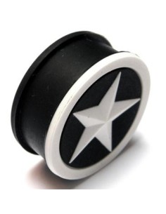 Dilatador silicona negra estrella