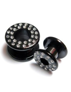 Dilatador acero negro joyas. 2