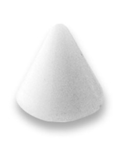 Pincho acero blanco