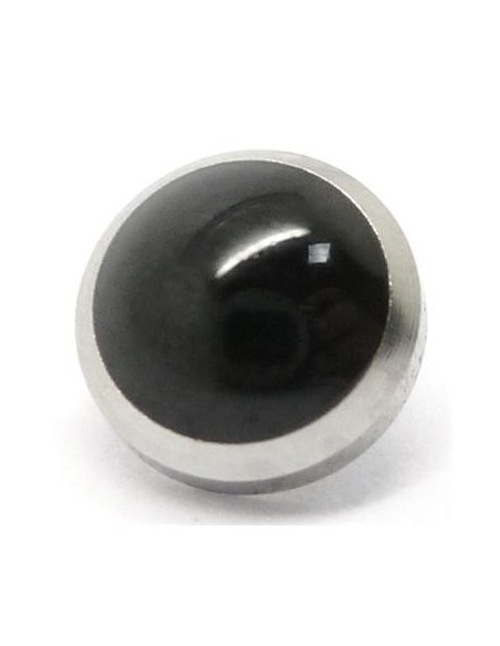 Repuesto microdermal piedra negra de 5mm