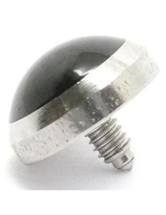Repuesto microdermal piedra negra de 5mm 2